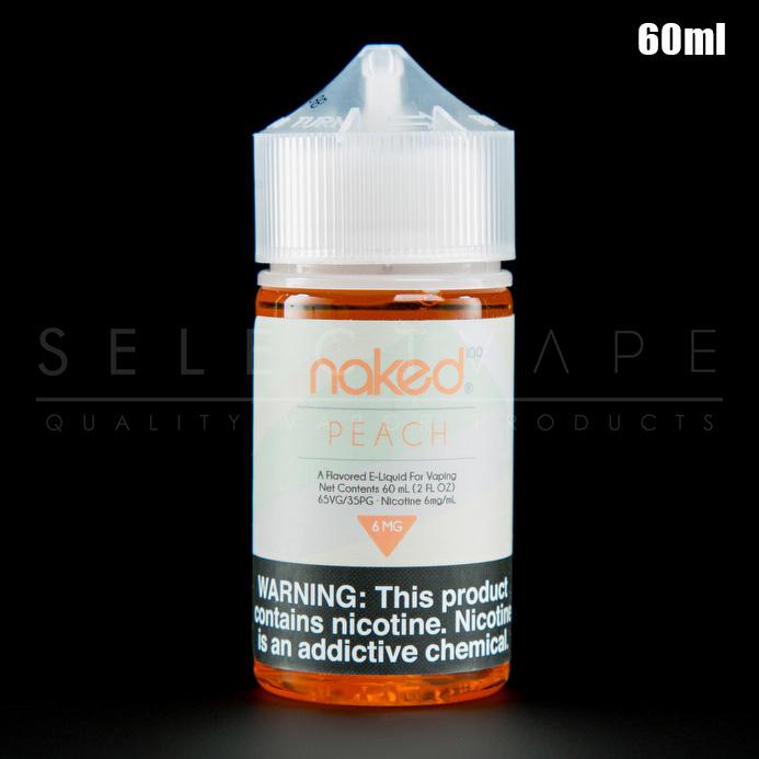 Naked 100 - Peachy Peach/Peach Eliquid 60ml