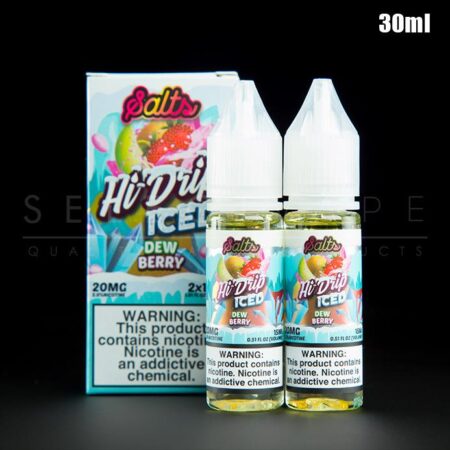 Hi Drip Iced - Dew Berry/Honeydew Strawberry Nic Salt 30ml