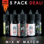 Khali Vapors Nic Salt - Mix and Match (5 Pack) 150ml