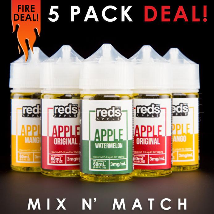 Reds E-Liquid 5 Pack