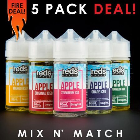 Reds Iced E-Liquid 5 Pack