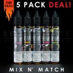 VGod Bomb Nic Salt - Mix and Match (5 Pack) 150ml