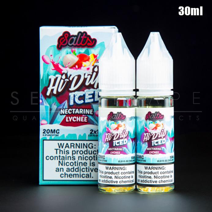 Hi Drip Iced - Nectarine Lychee Nic Salt 30ml