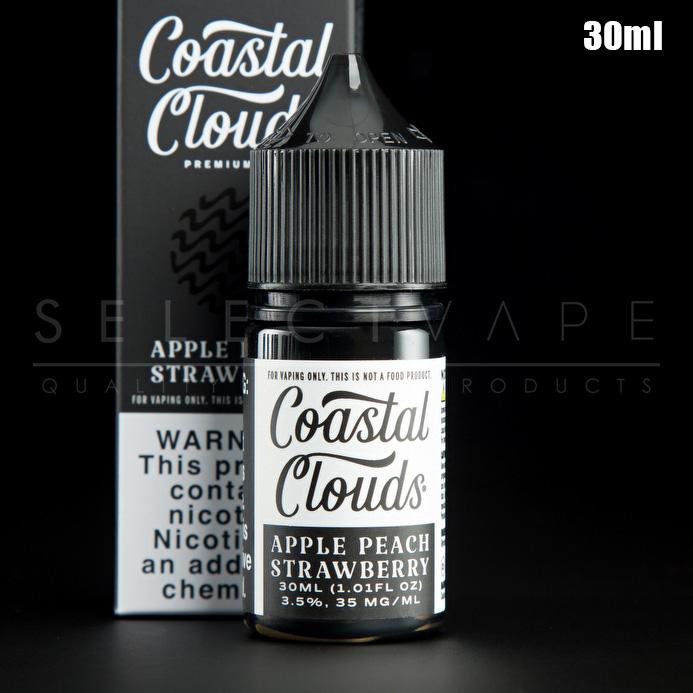 Coastal Clouds - Apple Peach Strawberry Nic Salt 30ml