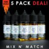 Ripe Vapes Freez Synthetic Nicotine Nic Salt - Mix and Match (5 Pack) 150ml