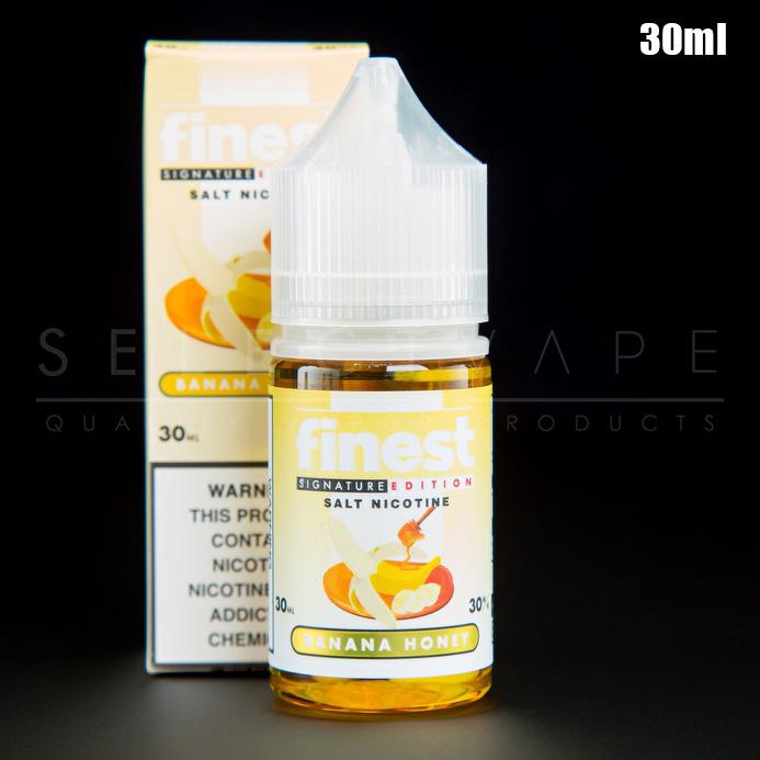 Finest Saltnic Series - Signature Edition - Banana Honey Nic Salt 30ml