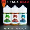 The Mamasan Ice Eliquid - Mix and Match (3 Pack) 180ml