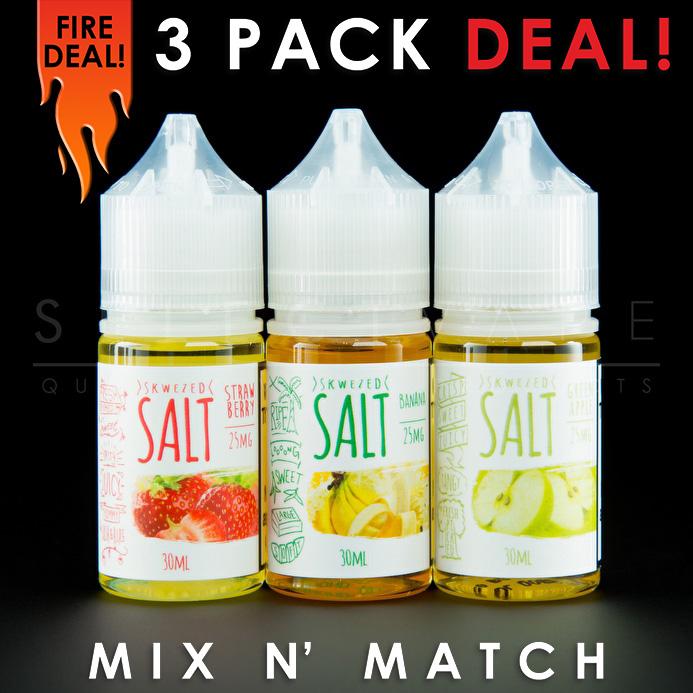 Skwezed Nic Salt - Mix and Match (3 Pack) 90ml