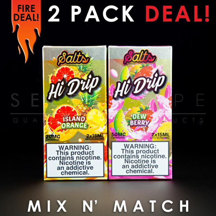 Hi Drip Nic Salt - Mix and Match (2 Pack) 60ml