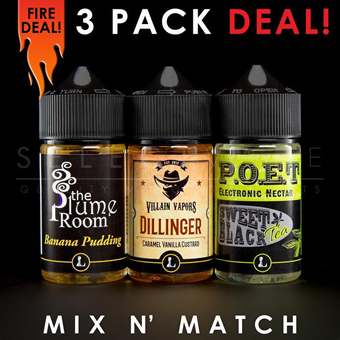 The Legacy Collection Synthetic Nicotine Eliquid - Mix and Match (3 Pack) 180ml