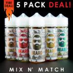 Beard Vape Co. Eliquid - Mix and Match (5 Pack) 600ml