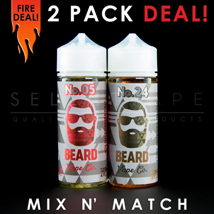 Beard Vape Co. Eliquid - Mix and Match (2 Pack) 240ml