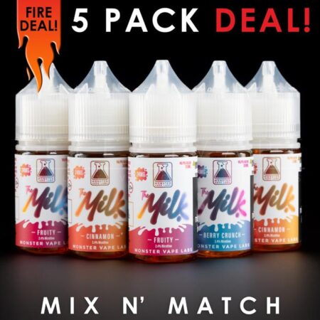 The Milk Nic Salt - Mix and Match (5 Pack) 150ml