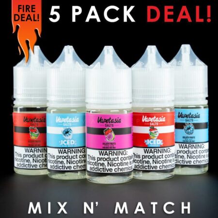 Vapetasia Synthetic Nicotine Nic Salt - Mix and Match (5 Pack) 150ml