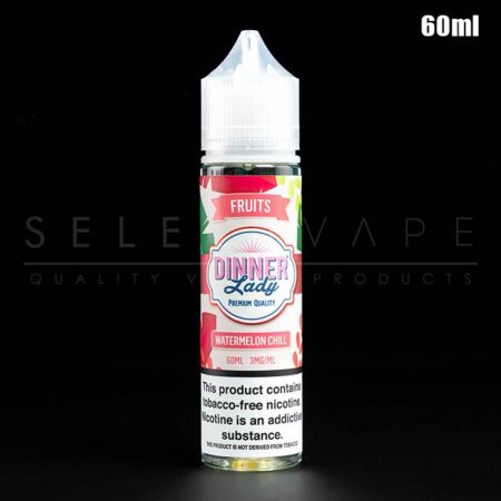 Dinner Lady Synthetic Nicotine - Watermelon Chill Eliquid 60ml