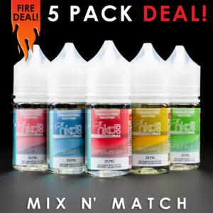 Naked NKD 100 MAX Nic Salt - Mix and Match (5 Pack) 150ml