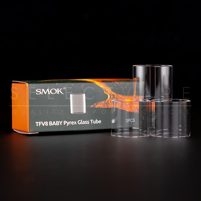 SMOK TFV8 Baby Pyrex Glass Tube - 3 Pack