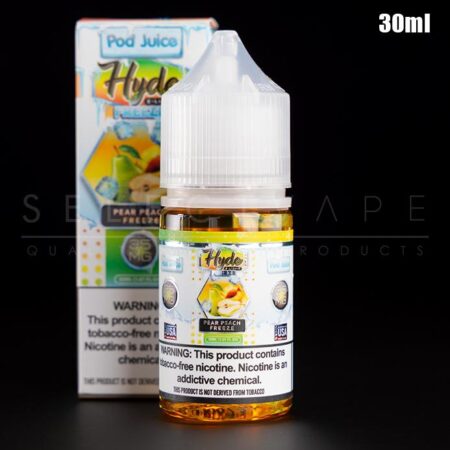 Pod Juice x Hyde Synthetic Nicotine - Peach Pear Freeze Nic Salt 30ml