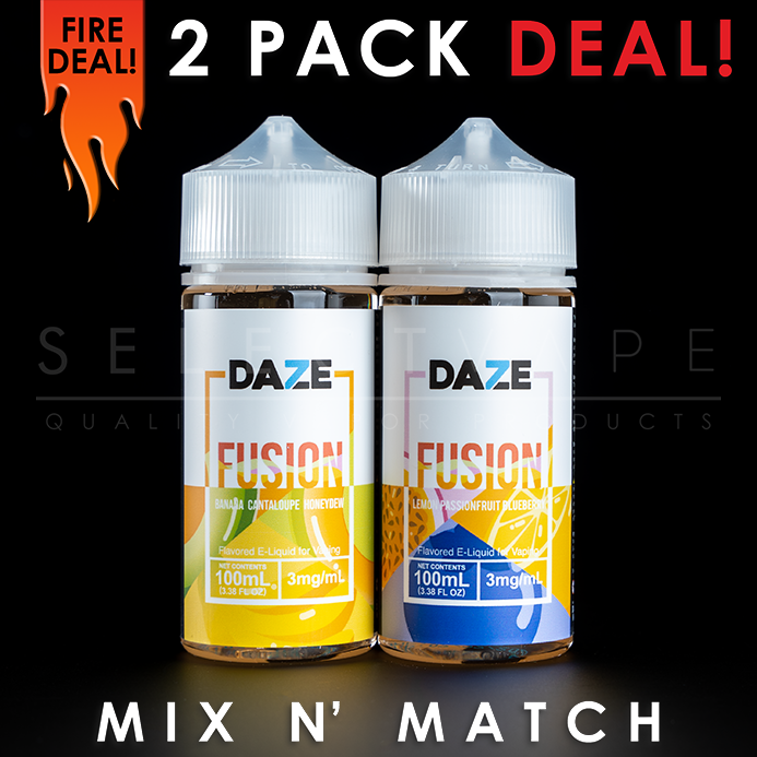 7Daze Fusion Eliquid - Mix and Match (2 Pack) 200ml
