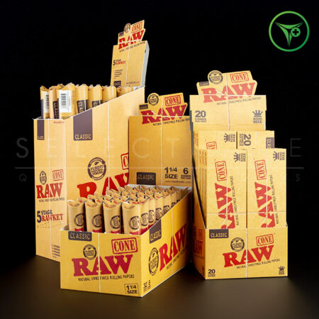 Raw Natural Unrefined Rolling Paper Cones