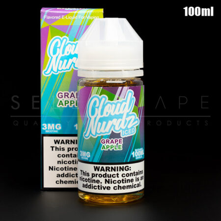 Cloud Nurdz - Grape Apple Iced Eliquid 100ml