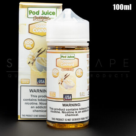Pod Juice - Golden Custard Eliquid 100ml