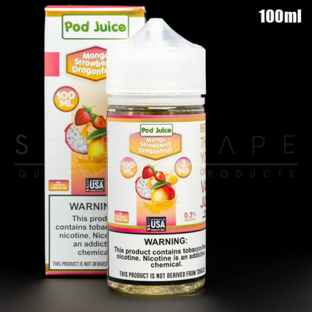 Pod Juice - Mango Strawberry Dragonfruit Eliquid 100ml