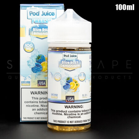 Pod Juice - Blue Razz Lemonade Freeze Eliquid 100ml