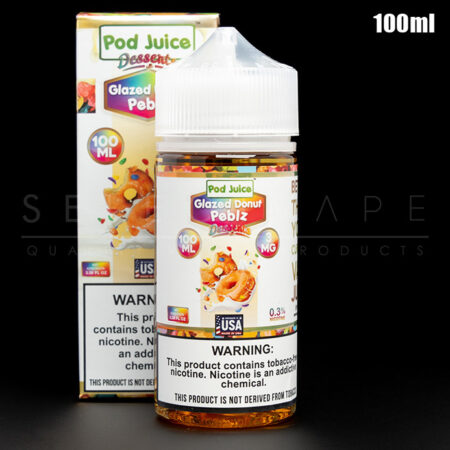 Pod Juice - Glazed Donut Peblz Eliquid 100ml