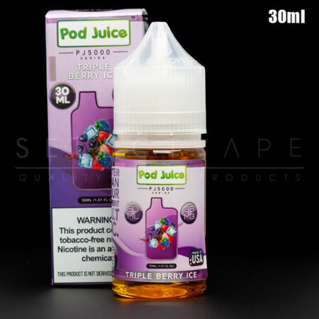 Pod Juice PJ5000 Series - Triple Berry Ice Nic Salt 30ml