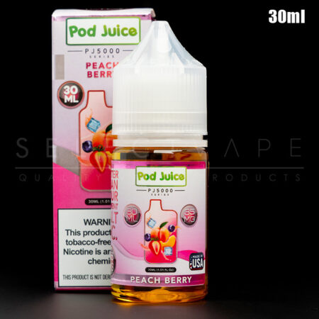 Pod Juice PJ5000 Series - Peach Berry Nic Salt 30ml