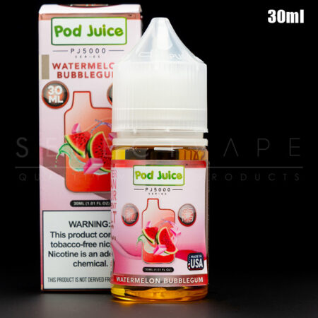 Pod Juice PJ5000 Series - Watermelon Bubblegum Nic Salt 30ml