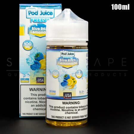 Pod Juice - Blue Razz Lemonade Eliquid 100ml