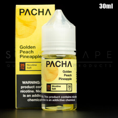 Pacha Mama - Golden Peach Pineapple Nic Salt 30ml