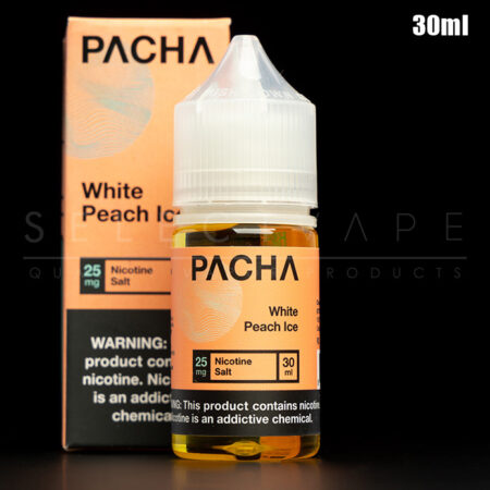 Pacha Mama - White Peach Ice Nic Salt 30ml
