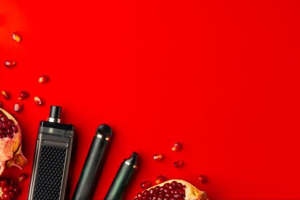 Three different types of e-cigarettes.