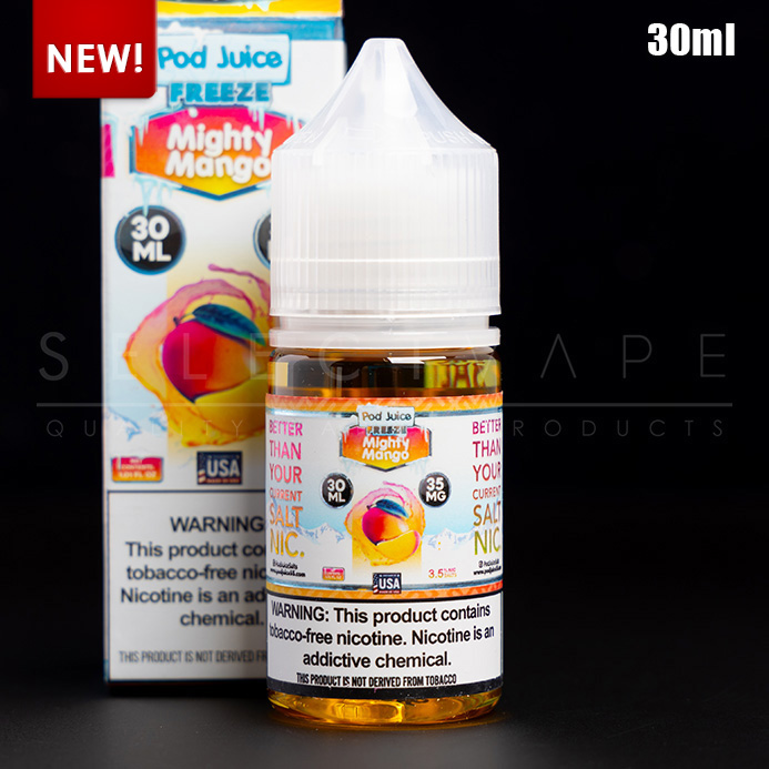 Pod Juice – Mighty Mango Freeze Nic Salt 30ml<br> $12.99